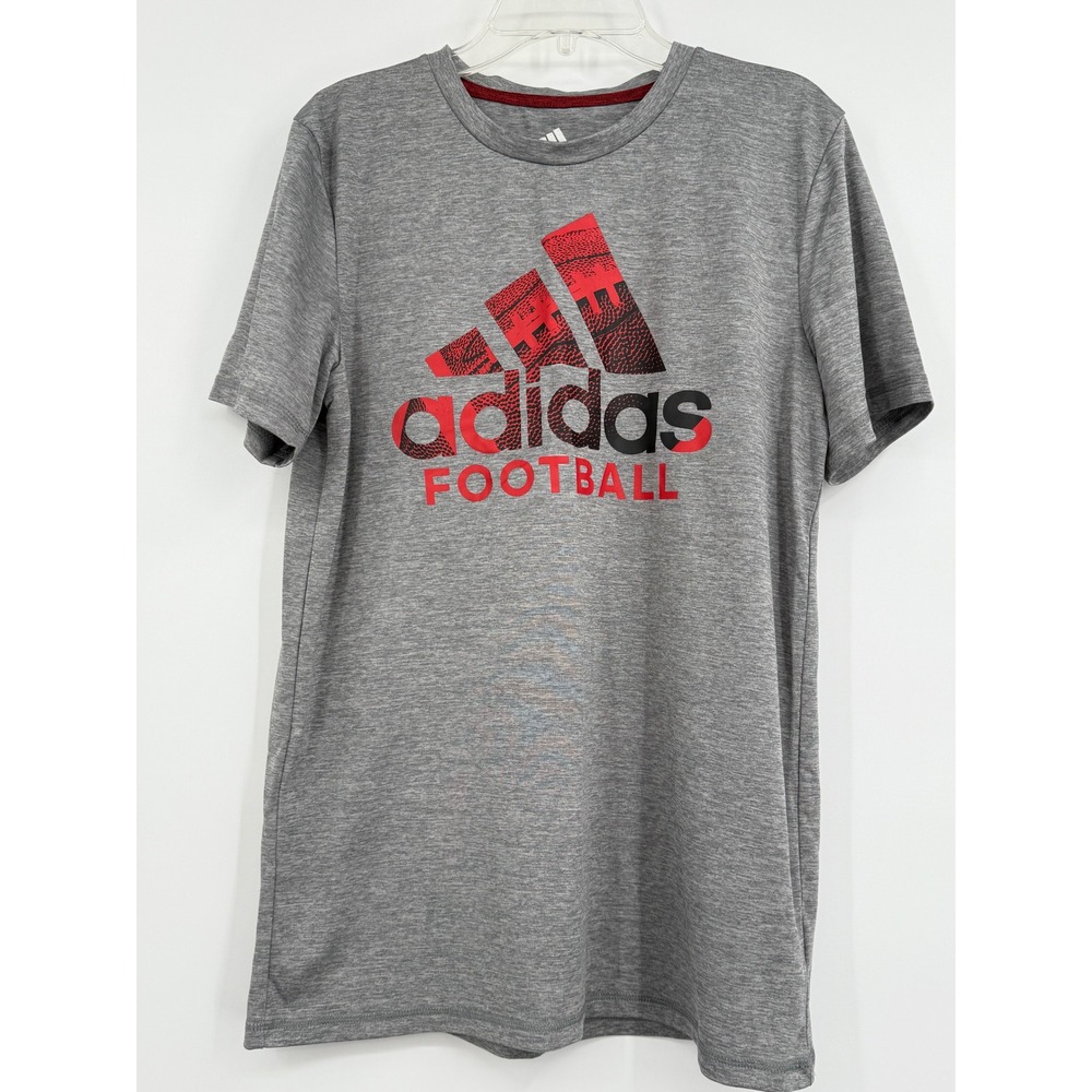 Adidas Boys Climalite L Shrt Sleeve Athletic T Shirt Blokecore Sportswear School